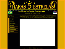 Tablet Screenshot of haras5estrelas.com.br
